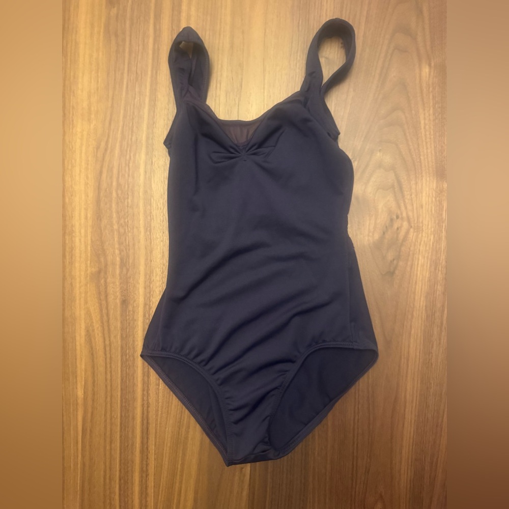 AK Dancewear Women’s “Chrissy Tank” Leotard Deep Purple Size XS